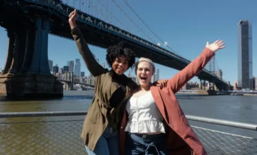 Washington DC skyline with monuments and historic buildings