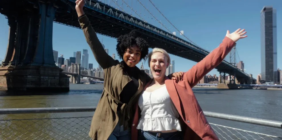 Washington DC skyline with monuments and historic buildings