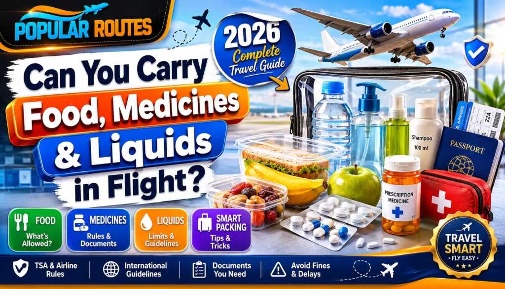Can You Carry Food, Medicines