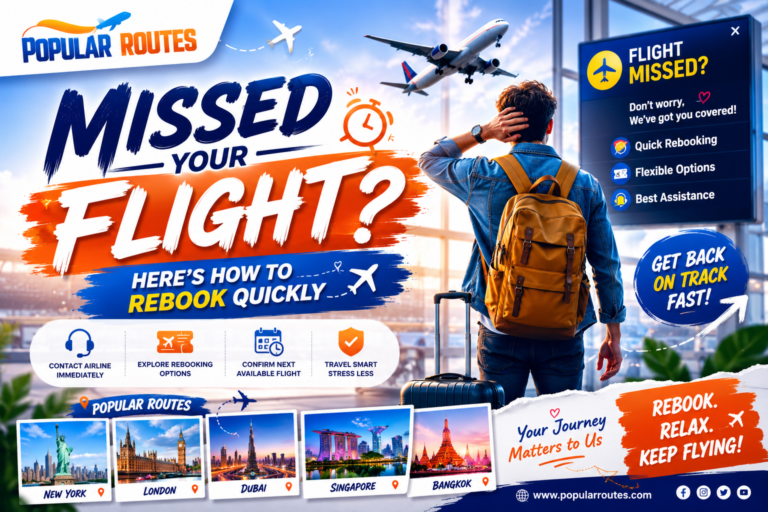 Missed Your Flight? Here’s How to Rebook Quickly