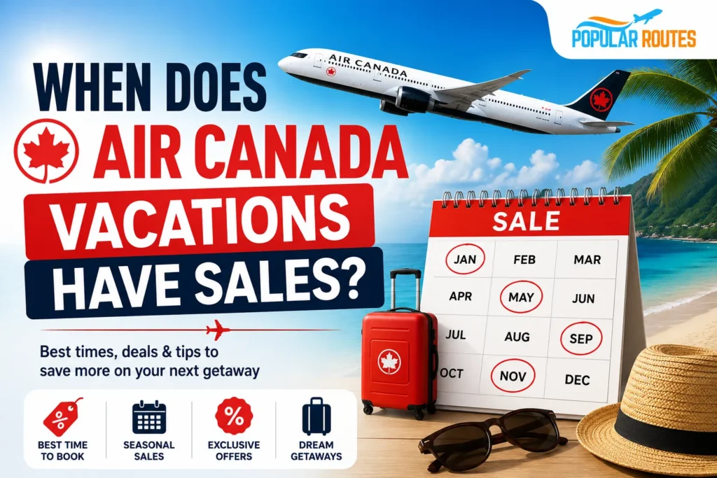 When Does Air Canada Vacations Have Sales